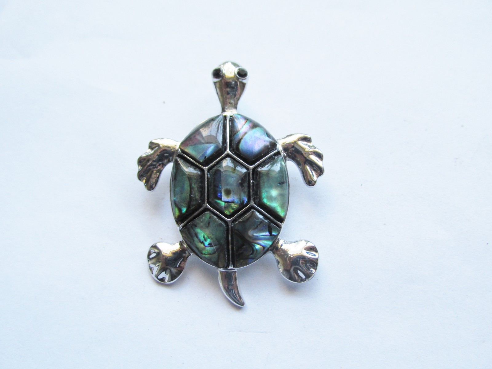 (image for) Turtle pendant faux Abalone shell #RM323