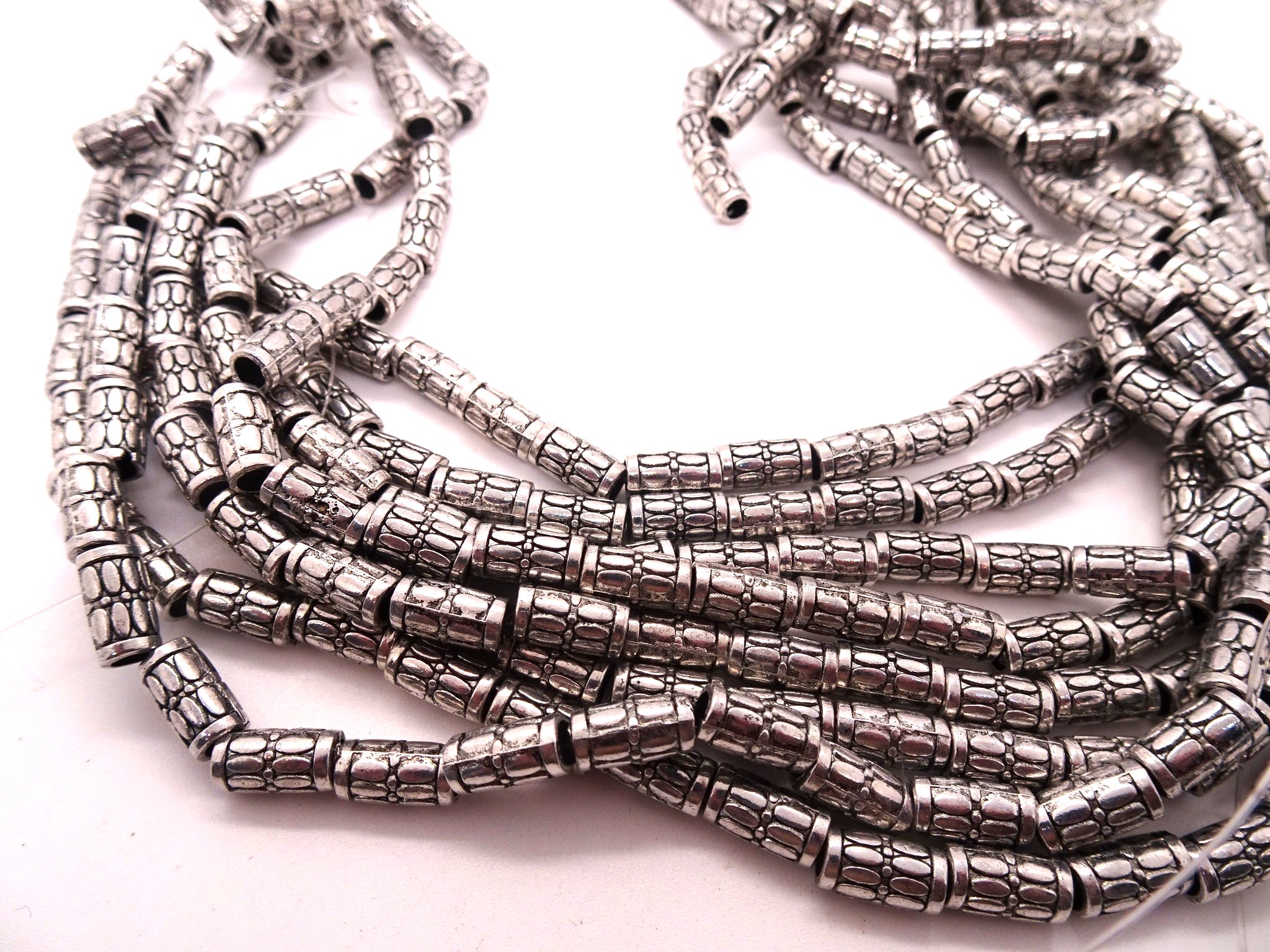 (image for) Silver Metal beads #ZA118-S-12